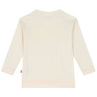 Girls Ivory Heart Long Sleeve Top, 1, hi-res