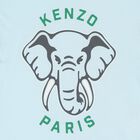 Boys Blue Elephant Logo T-Shirt, 2, hi-res