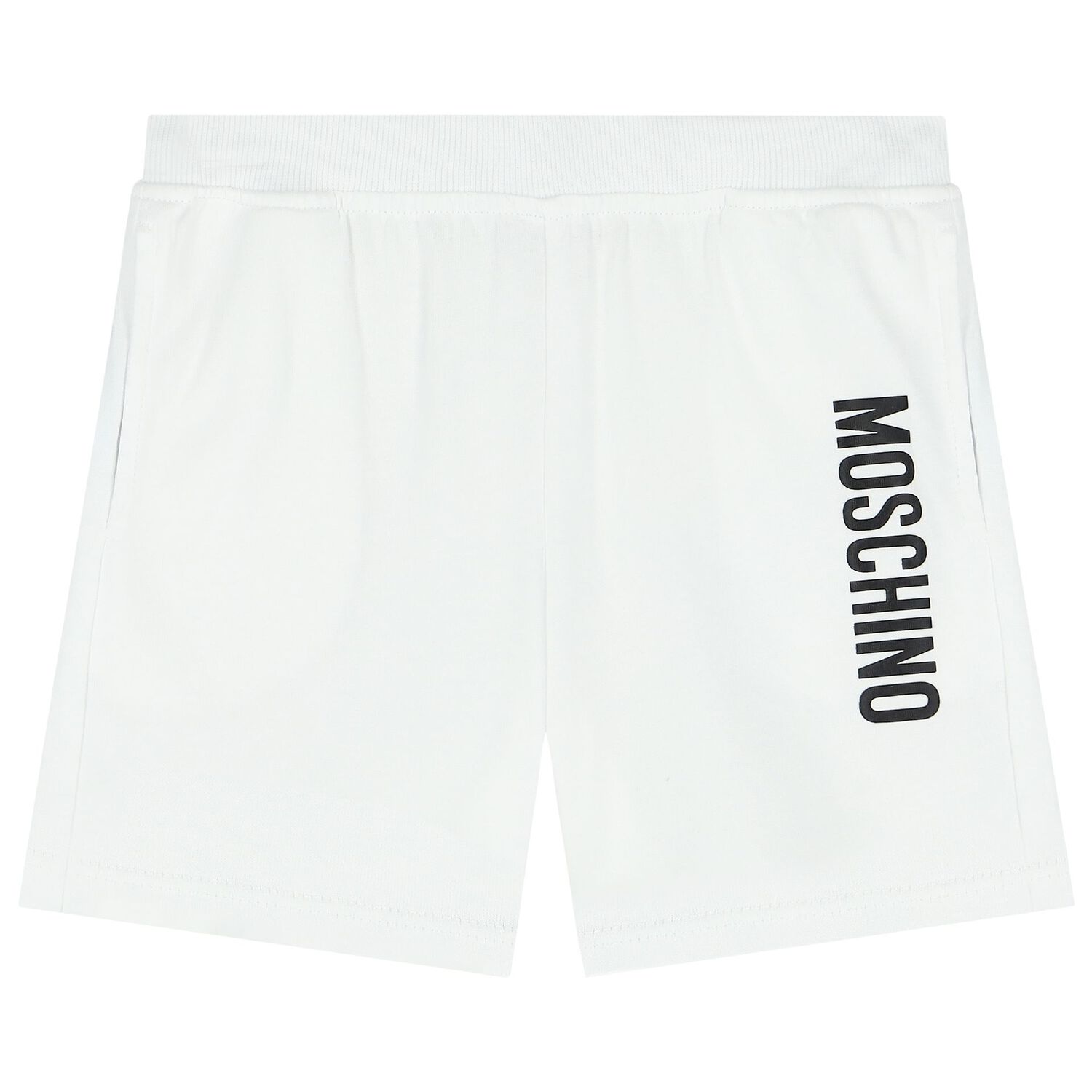 Yellow & White Teddy Bear Logo Shorts Set, 3, hi-res image number null