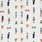 Boys White Teddy Bear Logo Shirt, 1, hi-res