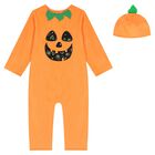 Orange Pumpkin Halloween Costume, 1, hi-res