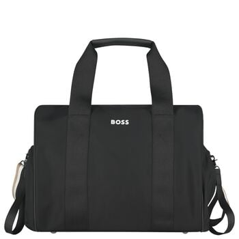 Black Logo Baby Changing Bag