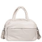 Beige Logo Baby Changing Bag, 1, hi-res
