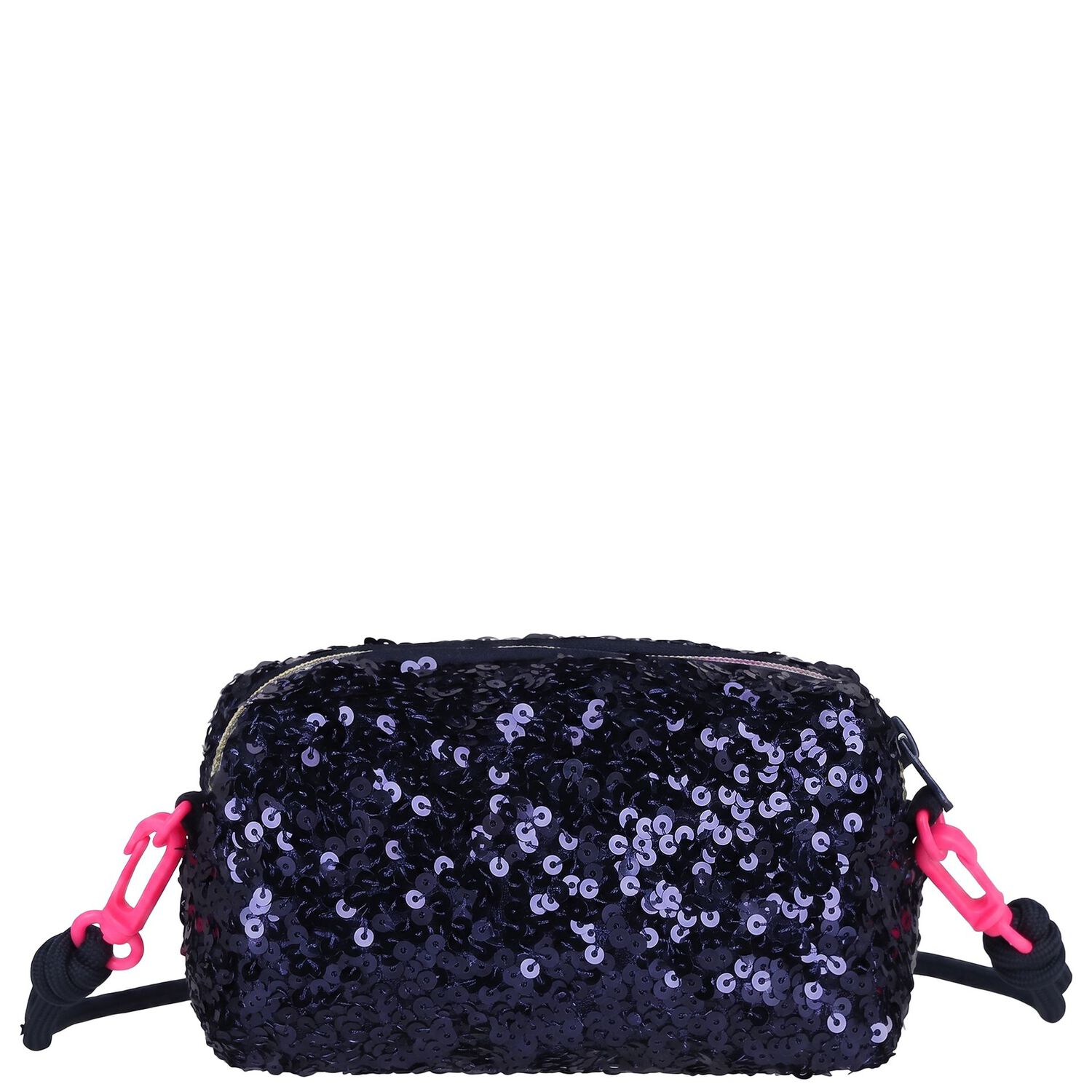 Girls Navy Blue Embellished Pencil Case ( 17cm ), 1, hi-res