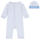 Baby Boys Blue Clouds Romper Gift Set, 1, hi-res