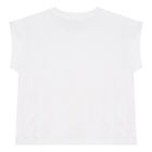 Girls White Logo T-Shirt, 1, hi-res
