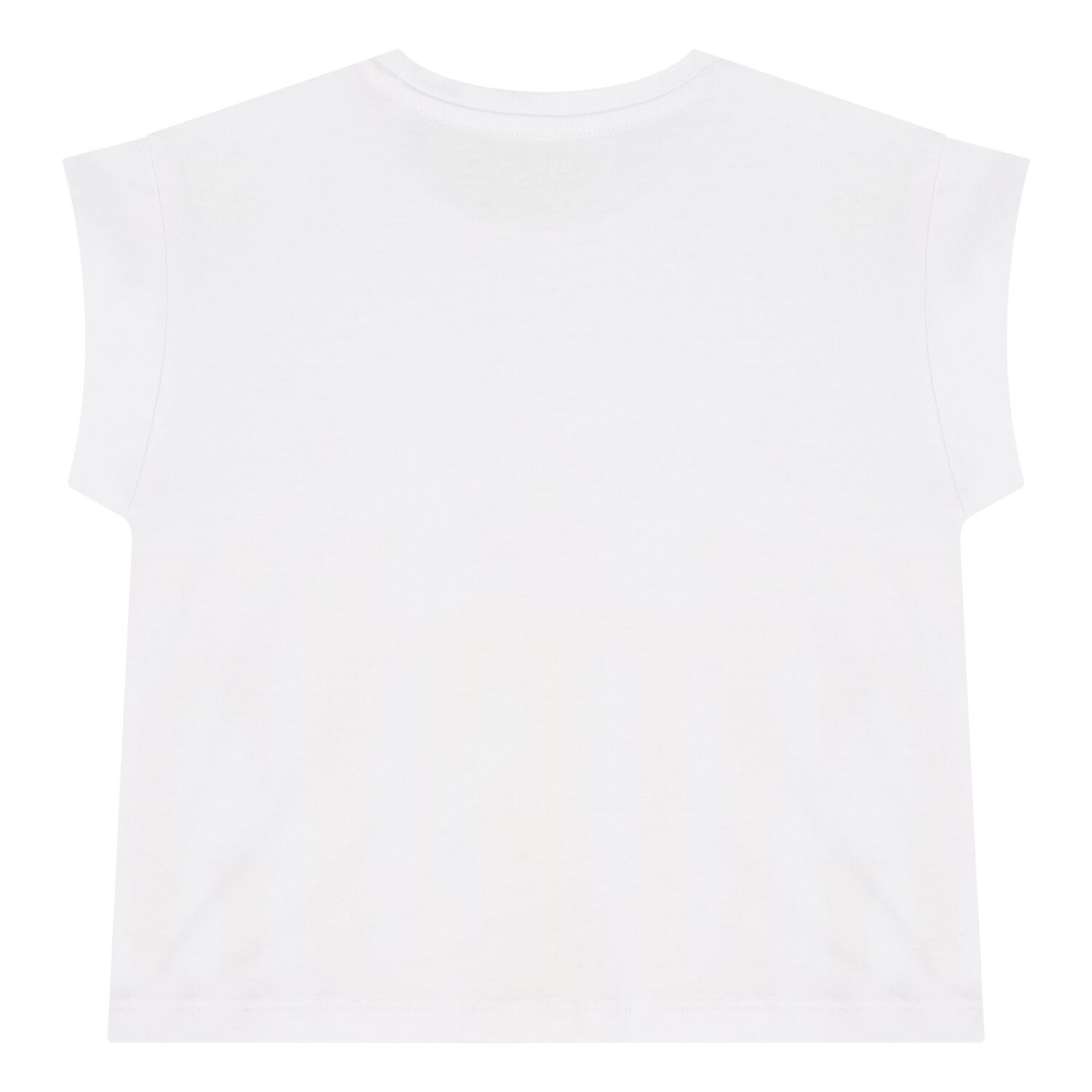 Girls White Logo T-Shirt, 1, hi-res image number null