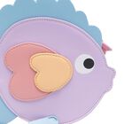 Girls Purple Fish Shoulder Bag, 1, hi-res