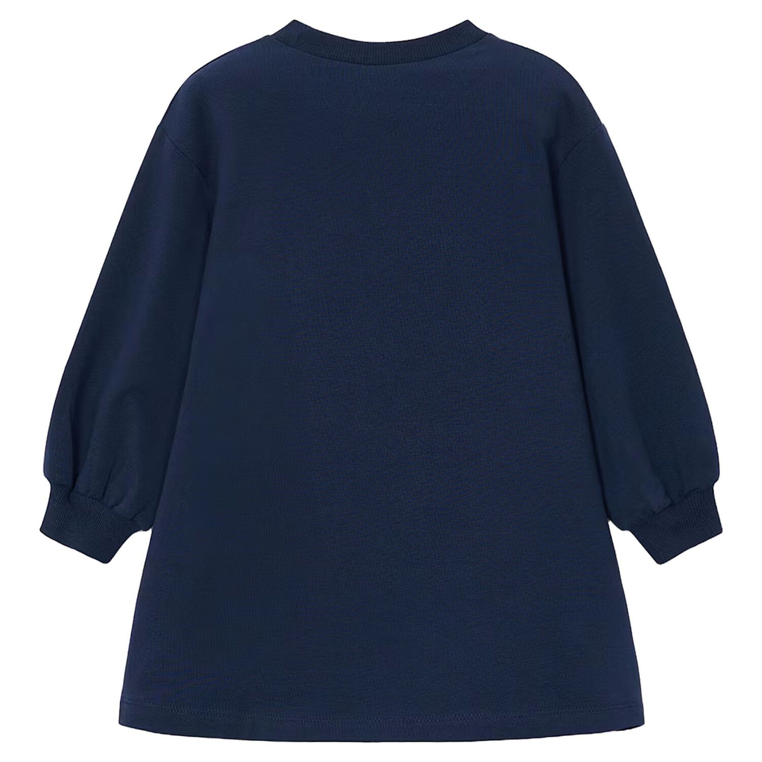 Girls Navy Blue Dress, 2, hi-res