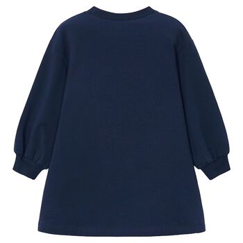 Girls Navy Blue Dress