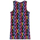 Girls Black Trolls Logo Dress, 1, hi-res