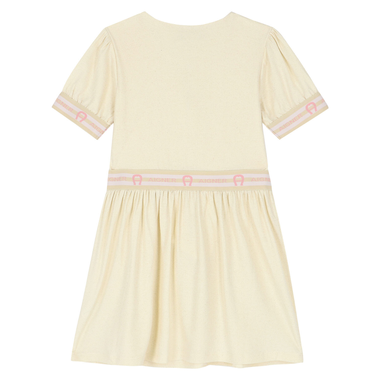Girls Gold Logo Dress, 1, hi-res image number null