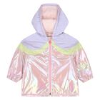 Younger Girls Lilac & Iridescent Pink Jacket, 1, hi-res