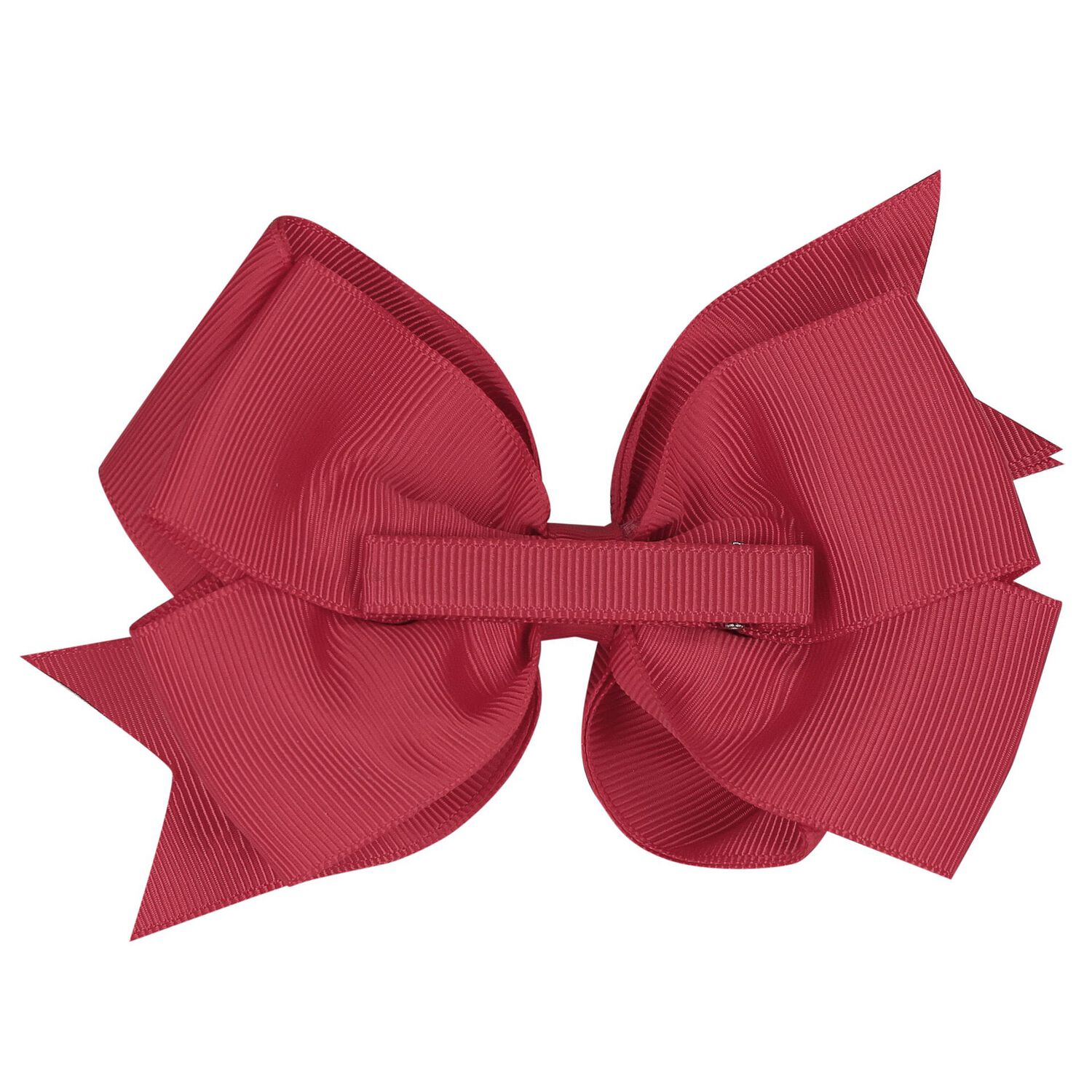 Girls Red Bow Hairclip, 2, hi-res