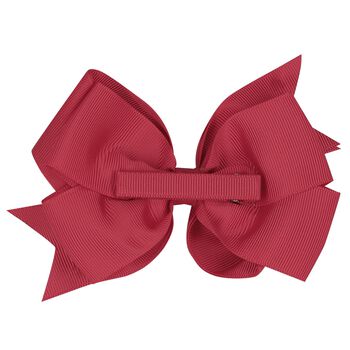 Girls Red Bow Hairclip