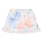 Baby Girls White & Pink Chiffon Skirt Set, 1, hi-res