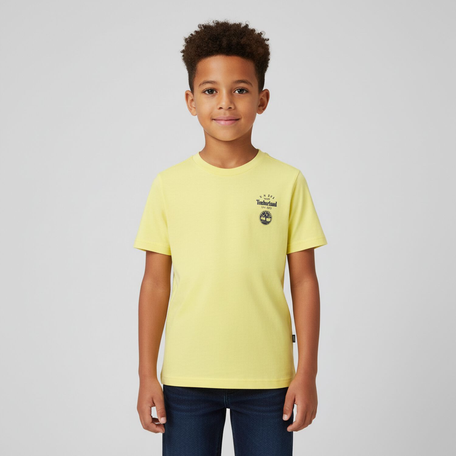 Boys Yellow Logo T-Shirt, 1, hi-res
