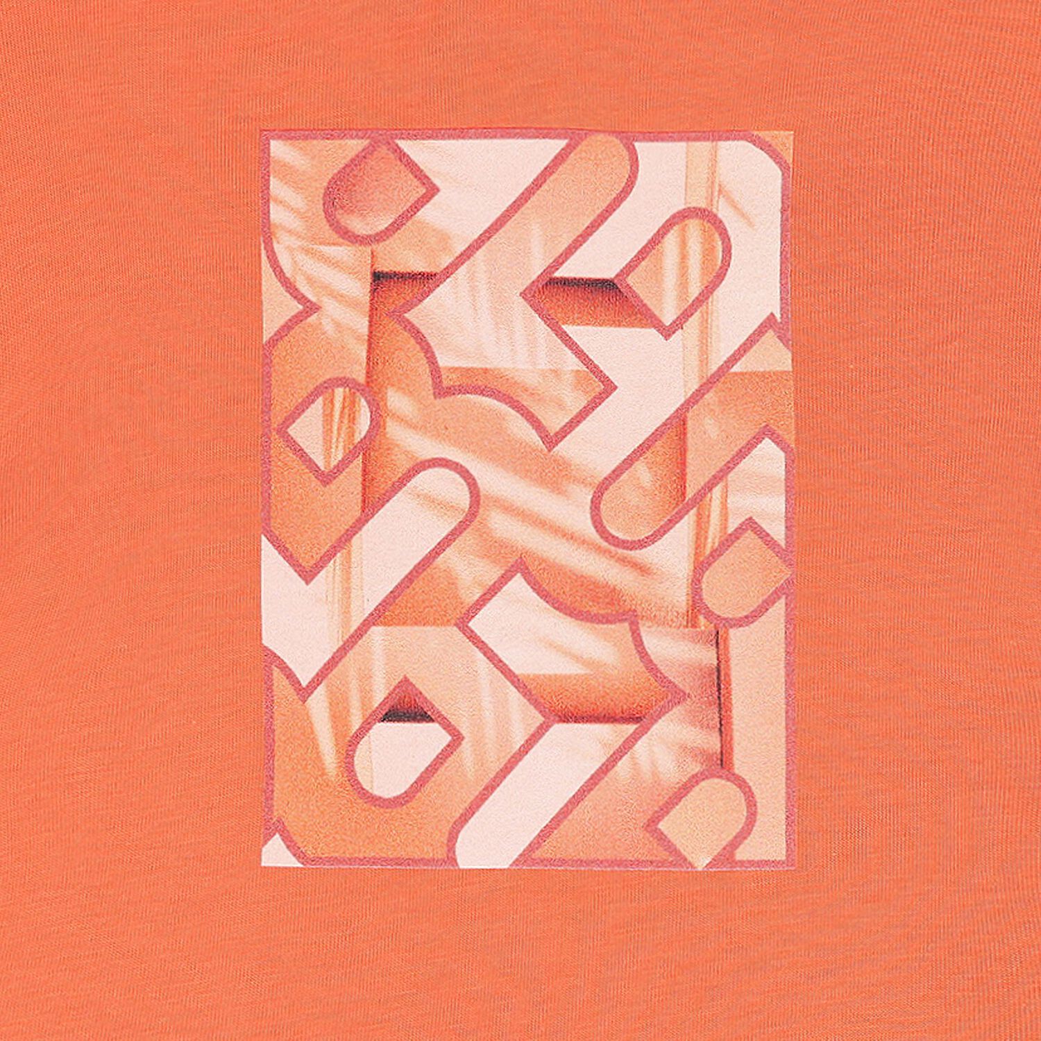 Younger Boys Orange Logo T-Shirt, 1, hi-res image number null