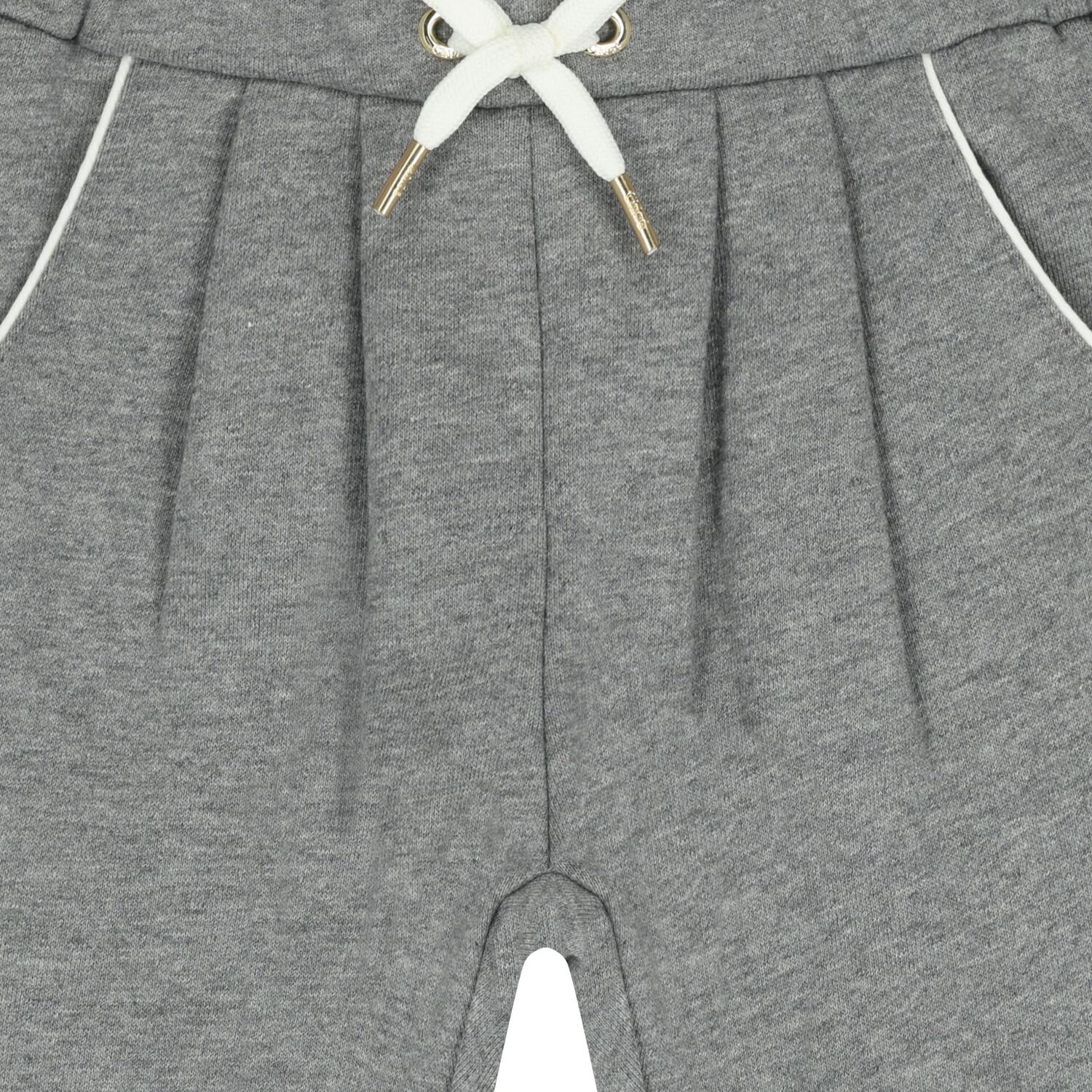 Younger Girls Grey Logo Joggers, 1, hi-res