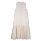 Girls Beige Logo Sleeveless Dress, 1, hi-res