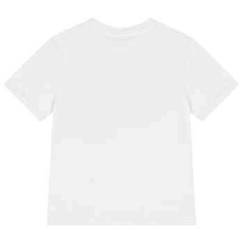 Boys White Logo T-Shirt