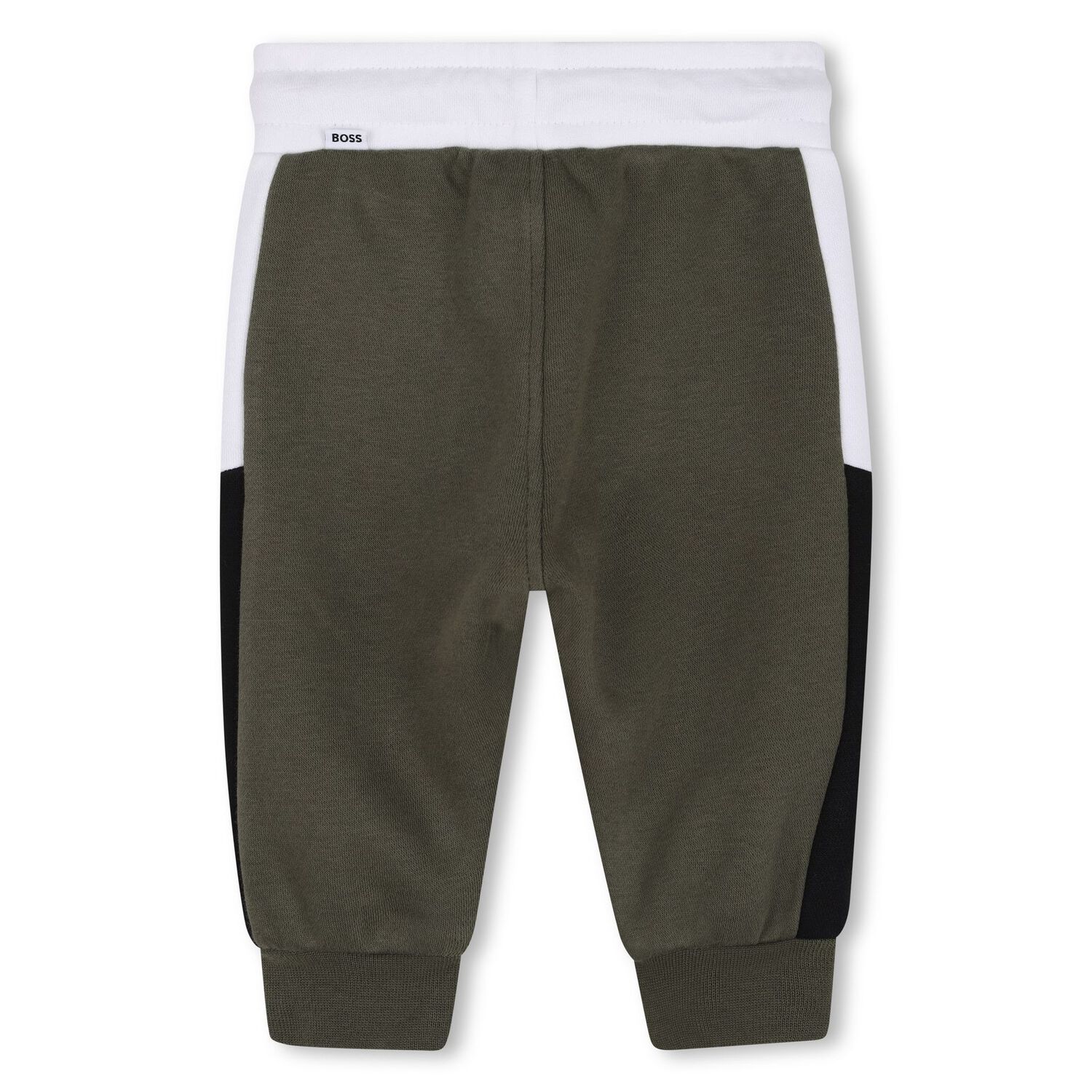 Younger Boys Green Logo Joggers, 2, hi-res