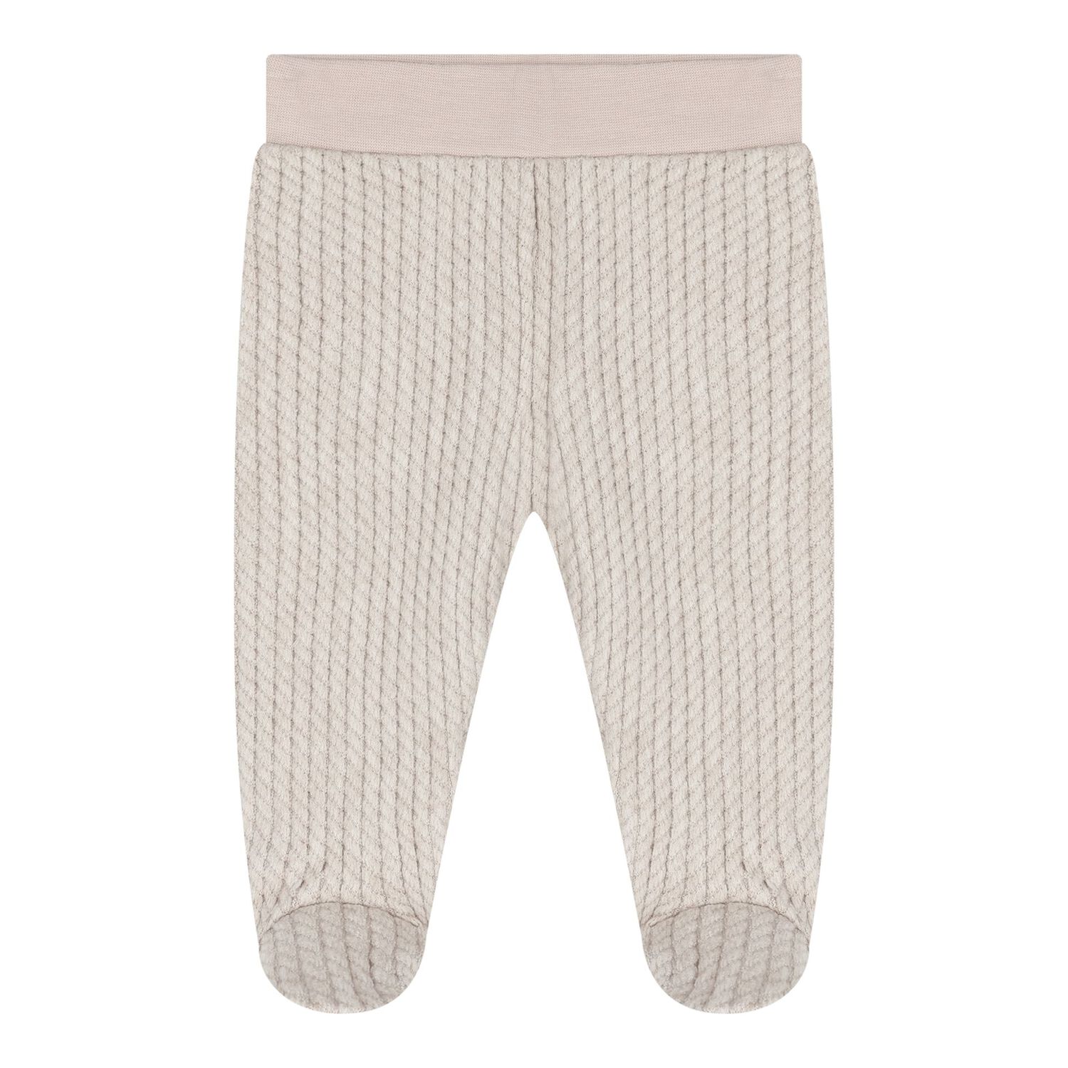 Baby Boys Ivory & Beige Trousers Set, 1, hi-res