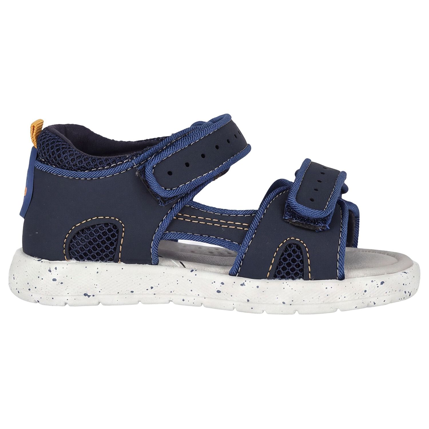 Younger Boys Blue Sandals, 1, hi-res