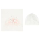 Baby Girls Ivory Floral Blanket Set, 2, hi-res