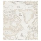 Ivory & Beige Geo Map Babygrow Gift Set, 3, hi-res