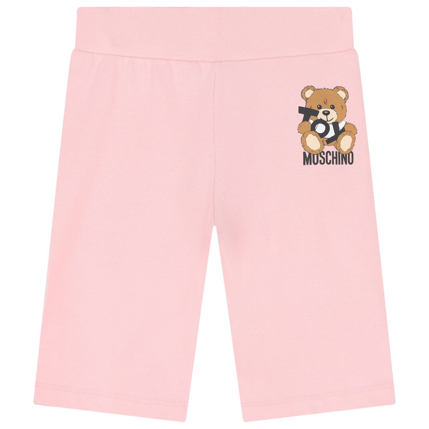 Girls Pink Teddy Bear Cycling Shorts Set, 1, hi-res image number null