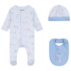 Baby Boys Blue Clouds Babygrow Gift Set, 1, hi-res