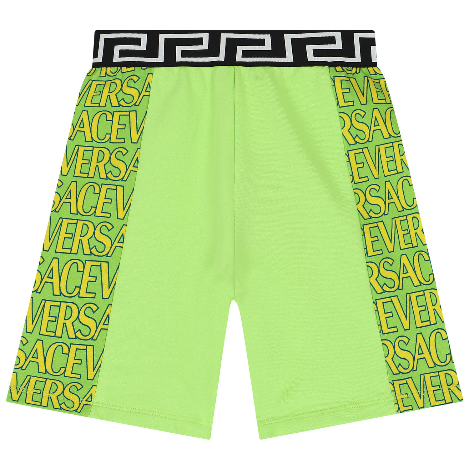 Boys Green Logo Shorts, 1, hi-res