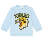 Younger Boys Blue Logo Tracksuit, 1, hi-res