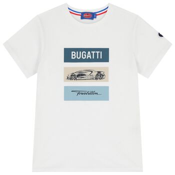 Boys White Logo T-Shirt