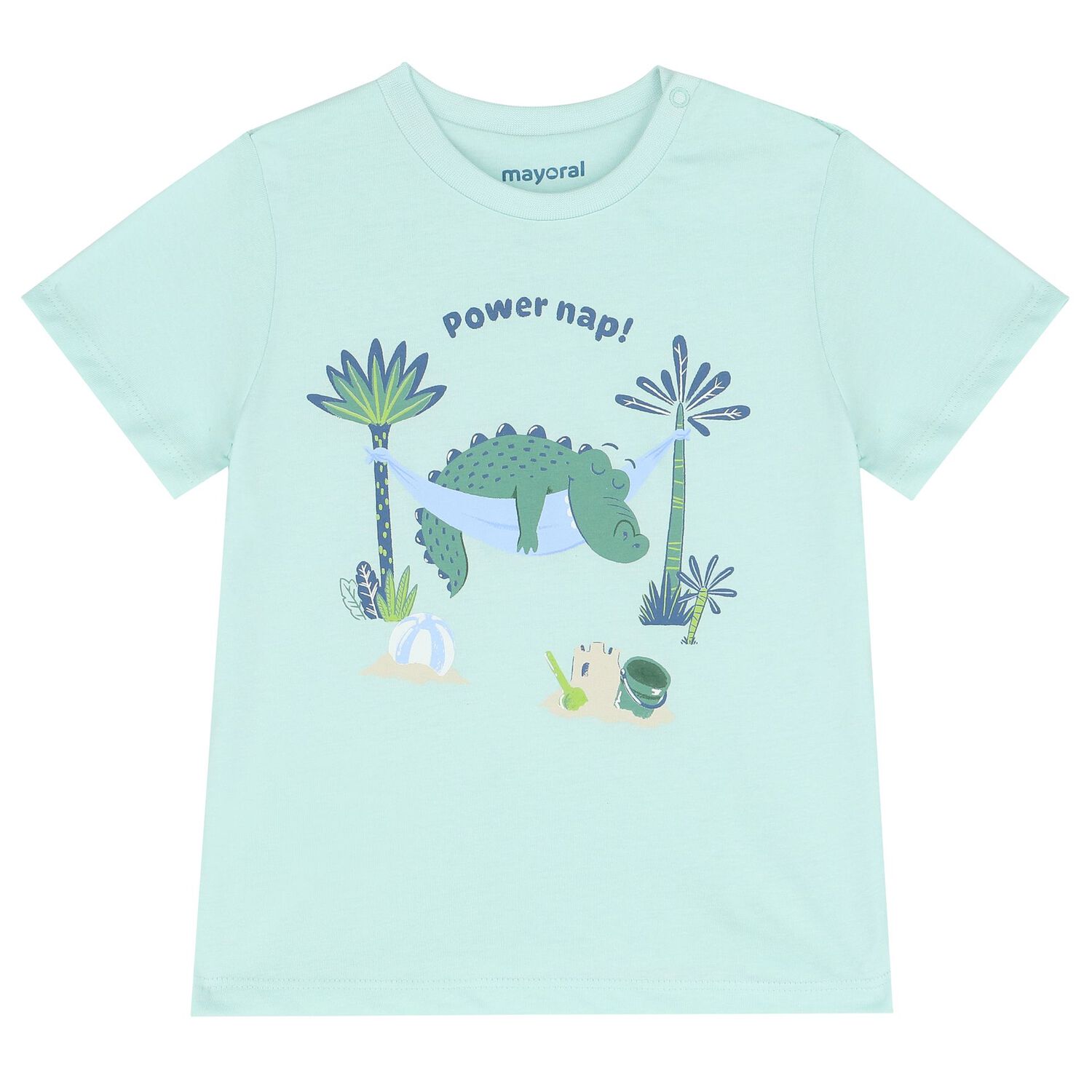 Younger Boys White, Aqua & Navy Blue Shorts Set, 1, hi-res image number null