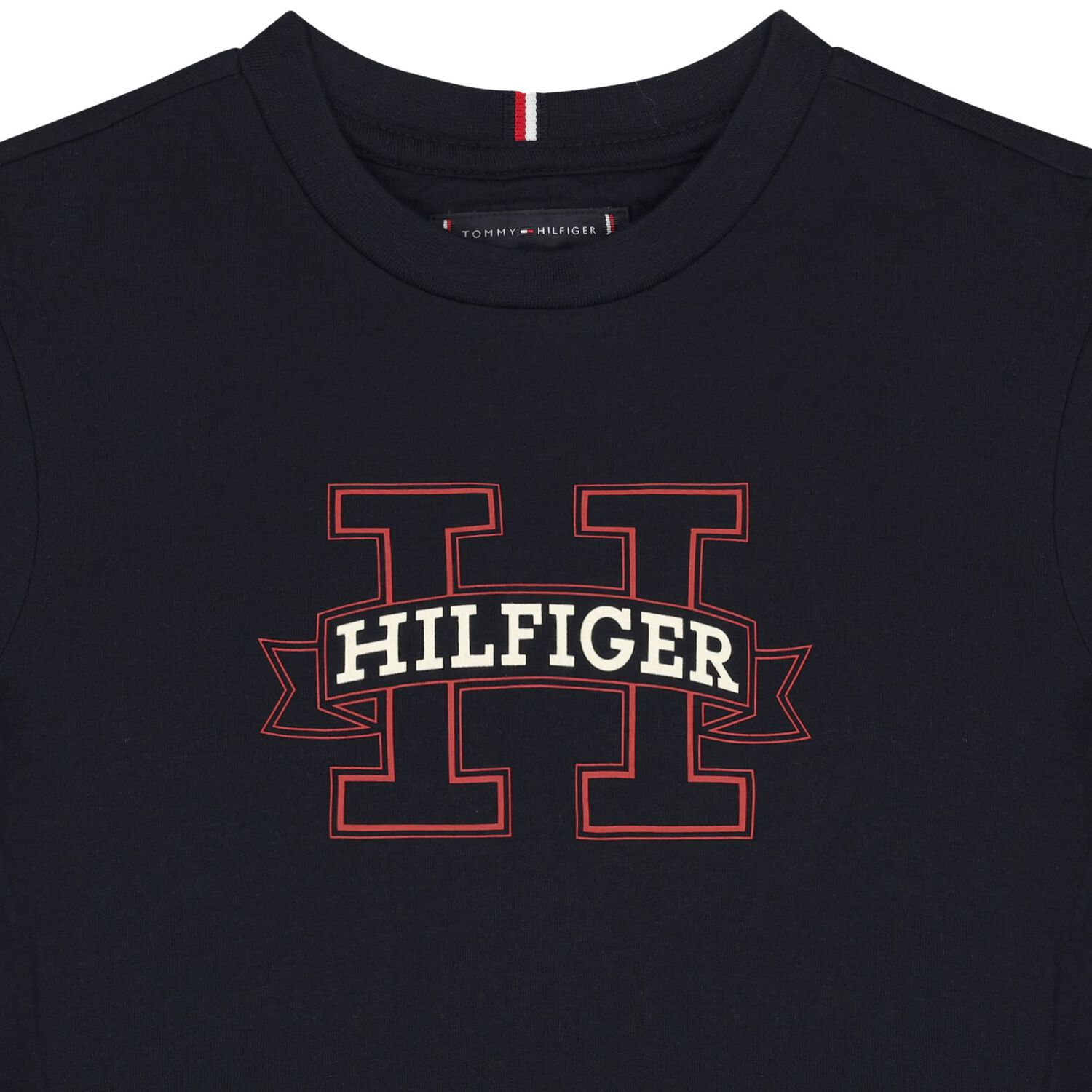 Boys Navy Blue Logo T-Shirt, 1, hi-res image number null