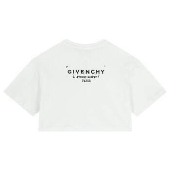 Girls Mini Me White Logo T-Shirt