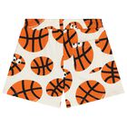 Boys Ivory Basketball Shorts, 1, hi-res
