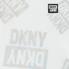 Girls White Logo T-Shirt, 1, hi-res