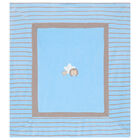 Baby Boys Blue Lion & Star Blanket, 2, hi-res