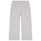 Girls Grey Logo Trousers, 1, hi-res