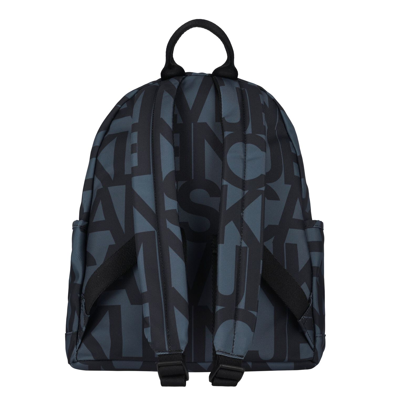 Blue & Black Logo Backpack, 2, hi-res