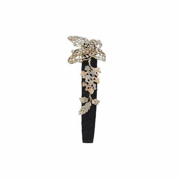 Girls Black Butterfly Headband