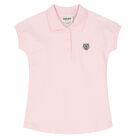 Younger Girls Pink Tiger Polo Dress, 2, hi-res