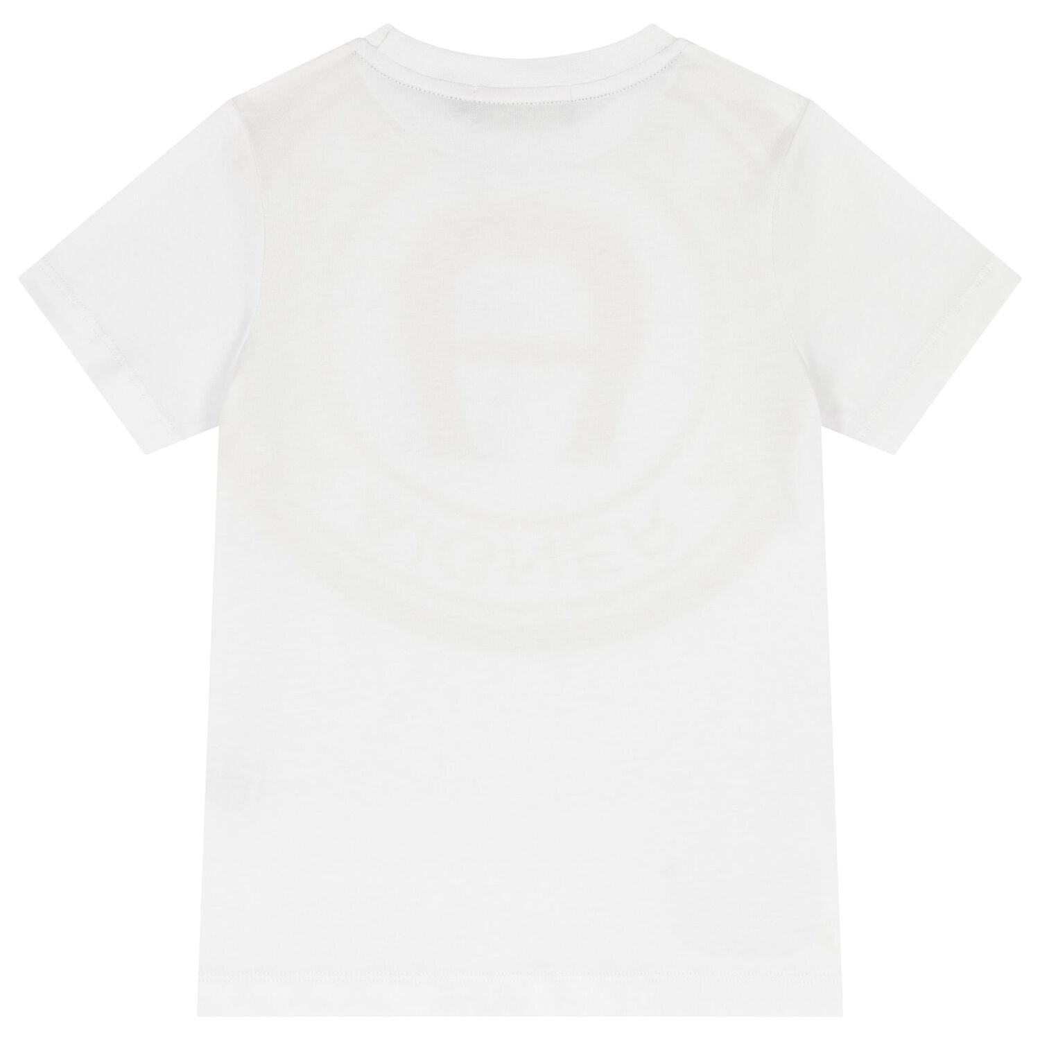 Boys White & Beige Logo Shorts Set, 1, hi-res image number null