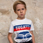 Boys White Logo T-Shirt, 1, hi-res