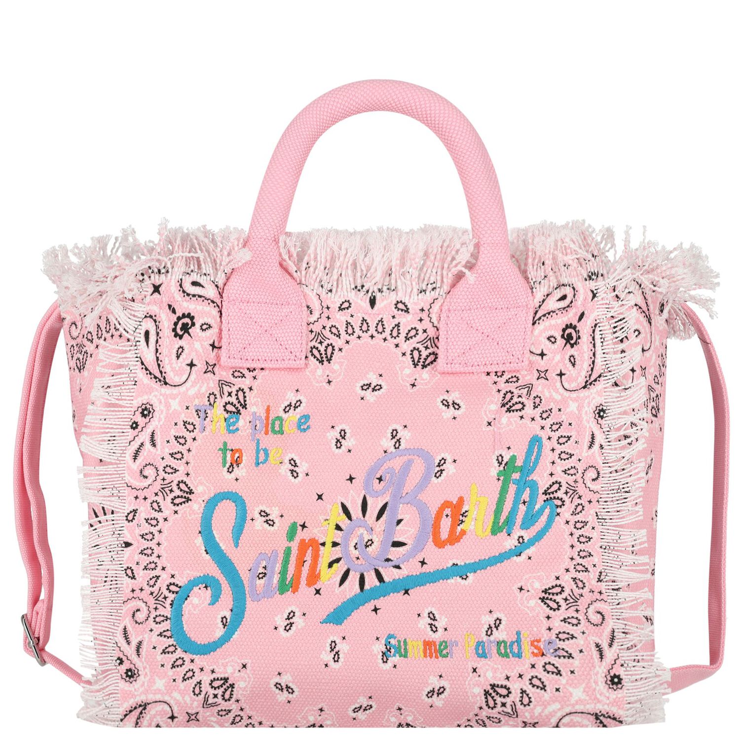 Girls Pink Colette Logo Tote Bag ( 30cm ), 1, hi-res