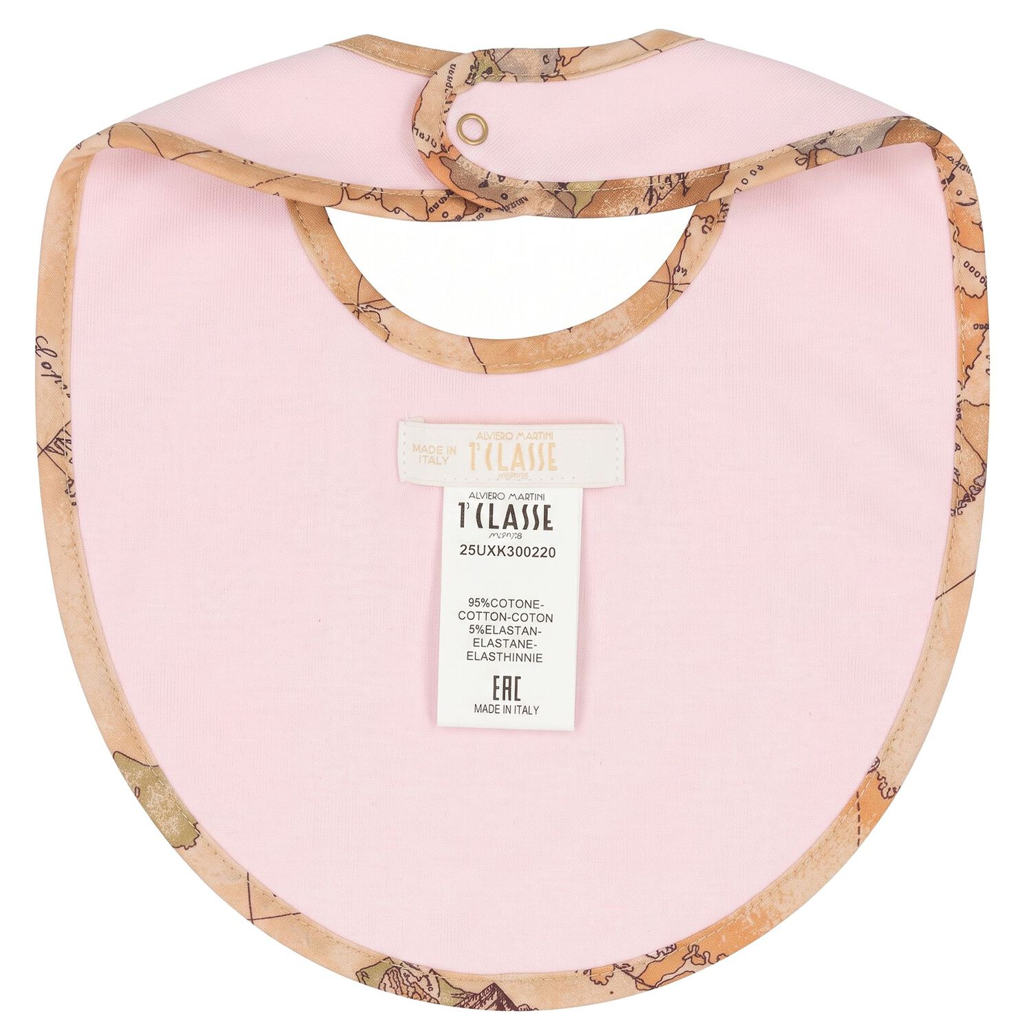 Baby Girls Pink & Beige Geo Map Babygrow Gift Set, 3, hi-res