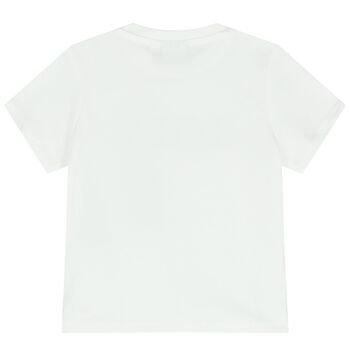 Baby Boys White Logo T-Shirt